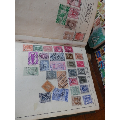 217 - Collection of Stamps to include Four Books and One Bag