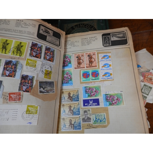 217 - Collection of Stamps to include Four Books and One Bag