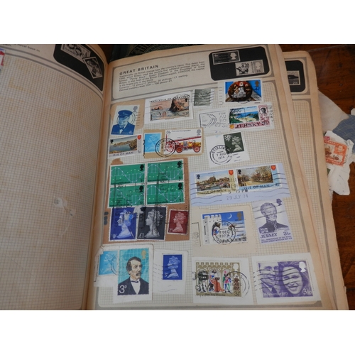 217 - Collection of Stamps to include Four Books and One Bag