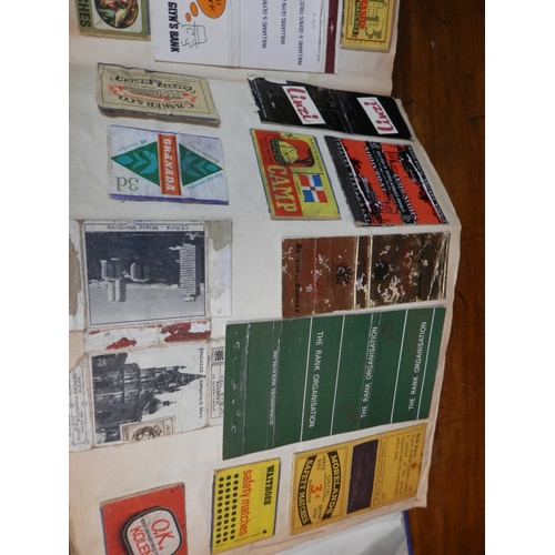 220 - Very nice Scrapbook Collection containing various Cigarette and Matchbook Packaging