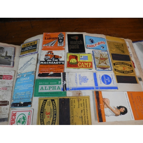 220 - Very nice Scrapbook Collection containing various Cigarette and Matchbook Packaging