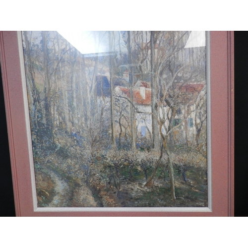 221 - After Camille Pissarro
The Côte Des Bœufs At L'Hermitage
Framed Canvas Print