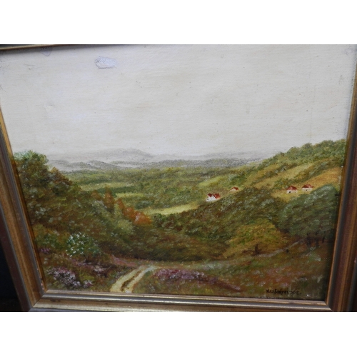 227 - Pair of Framed Landscape Oils on Canvas Signed W J J Furmedge