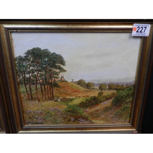 227 - Pair of Framed Landscape Oils on Canvas Signed W J J Furmedge