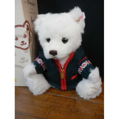 255 - Alexander by Steiff Limited Edition Harrods Exclusive Bear Christmas 2006 in Original Box