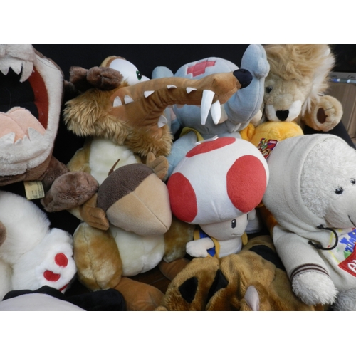 256A - Large Bag of Soft Toys mostly 1990s Examples