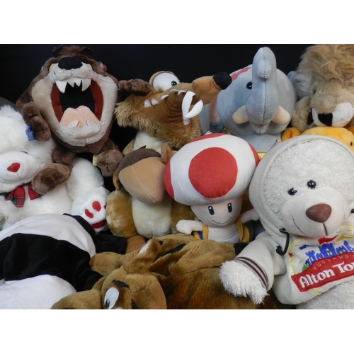 256A - Large Bag of Soft Toys mostly 1990s Examples