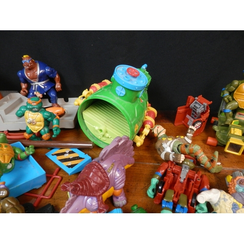 257 - Box of Toys including Teenage Mutant Ninja Turtles