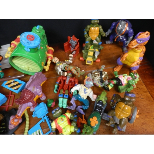 257 - Box of Toys including Teenage Mutant Ninja Turtles