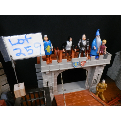 259 - Disney Sword in the Stone Castle Playset with Character Figures