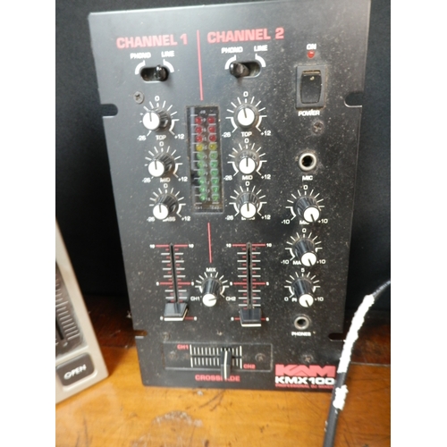 261 - Box of DJ Sound Mixers to include Gemini, KAM, Stanton etc