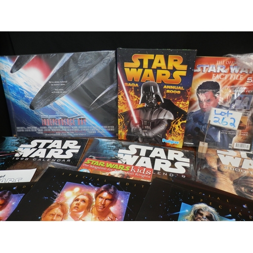 262 - Collection of Star Wars Posters & Other Memorabilia together with an Independence Day Poster