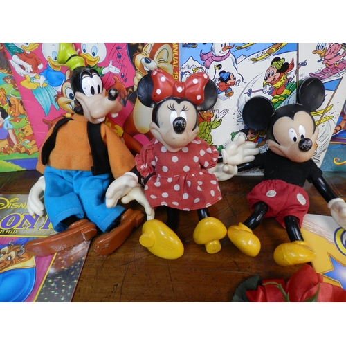 271 - Collection of Disney items to include Books, Disney On Ice Programmes, Plushes etc.