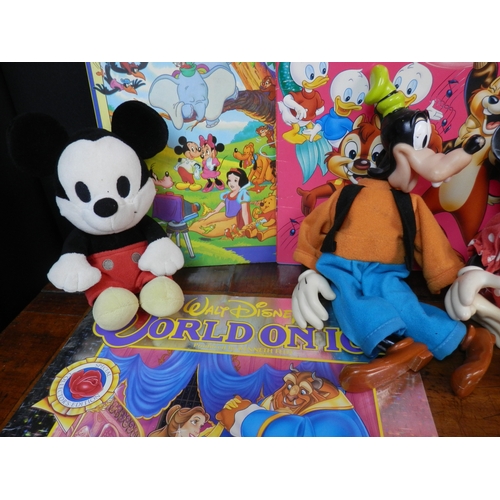 271 - Collection of Disney items to include Books, Disney On Ice Programmes, Plushes etc.