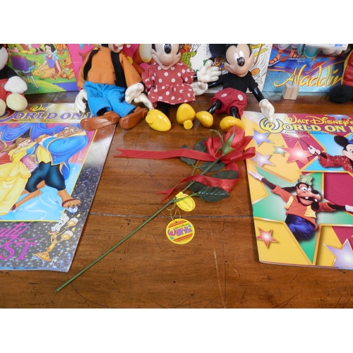 271 - Collection of Disney items to include Books, Disney On Ice Programmes, Plushes etc.