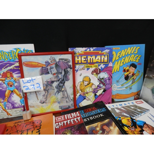 272 - Collection of Annuals, Visual Encyclopedias and other Books on Various Entertainment Franchises (app... 