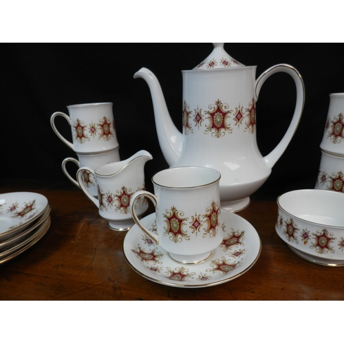 384 - Paragon Flamenco Coffee Set, together with other Porcelain Items by Royal Worcester and Aynsley