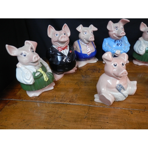 393 - Two Sets of Natwest Piggy Banks by Wade