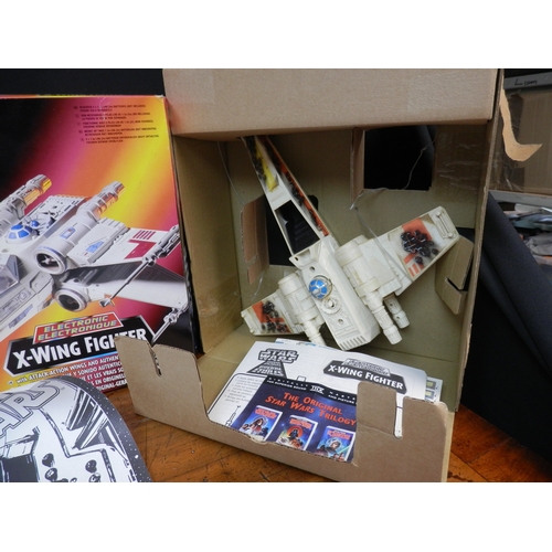 415 - Star Wars X Wing Models in Original Packaging together with a Star Wars Poster Colouring Set in Orig... 