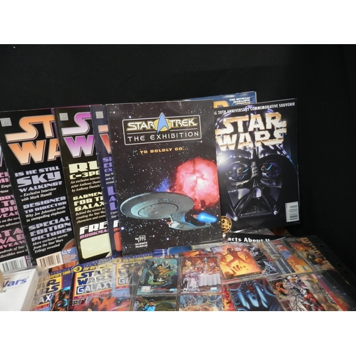 417 - Collection of Star Wars Comics, Magazines, Postcards etc