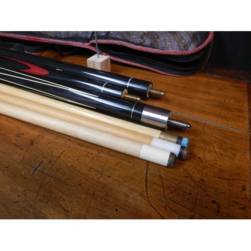 422A - Collection of Pool Cues