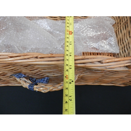 435 - Wicker Picnic Hamper 62x42x29cm