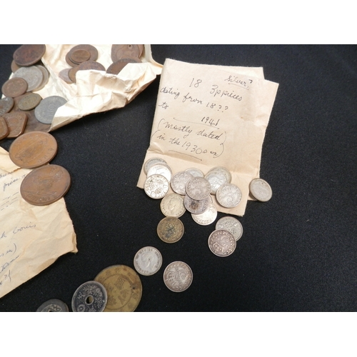 493 - Mixed Lot of 19th Century Coinage to include many Silver Coins