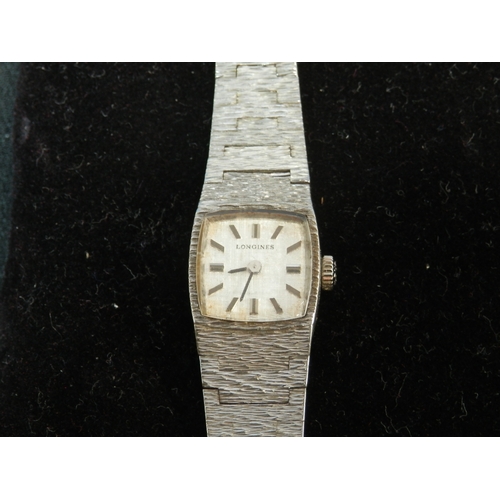 494 - Ladies Silver Longines Watch