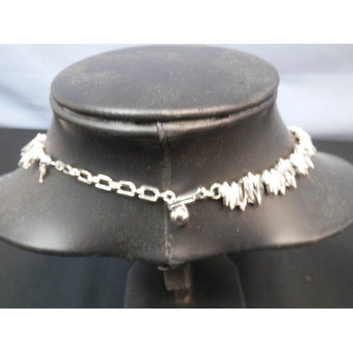 496 - Trifari Necklace together with a bracelet