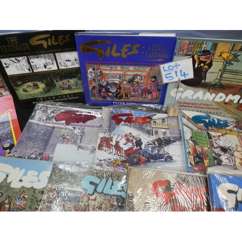 514 - Collection of Giles Books