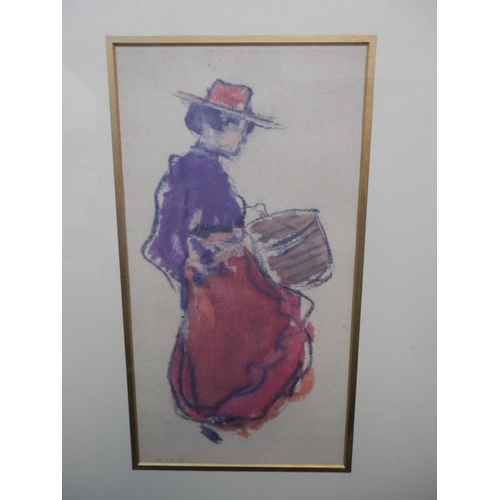 536 - After Picasso (1881-1973) Girl with Hatbox Facsimile from the Quintessa Art Collection with certific... 