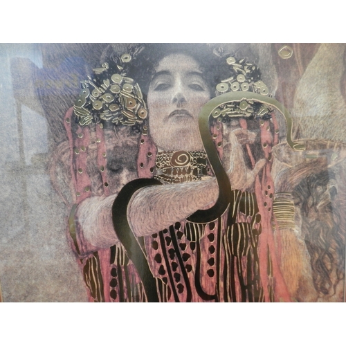 543 - After Gustav Klimt, Hygieia, A Framed Print