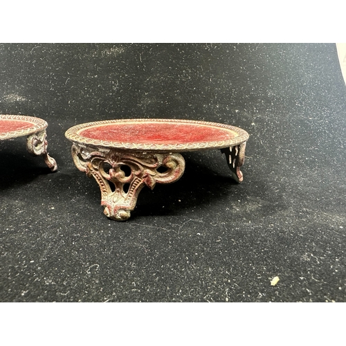 325 - Pair of Decorative Bronze Stands