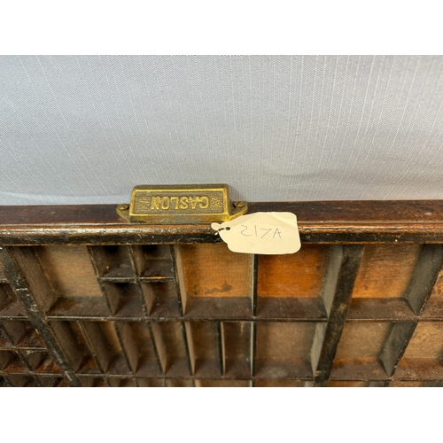 217A - Antique Wooden Coin Drawer by Caslon