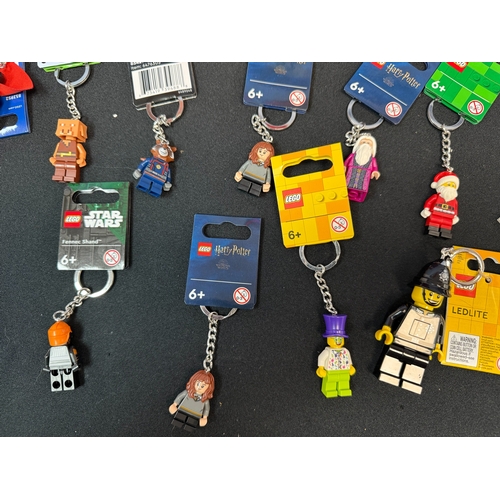 292 - Large Collection of LEGO Minifigure Keyrings (56)