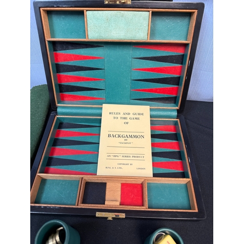 298 - Vintage HPG & S Ltd Backgammon Set