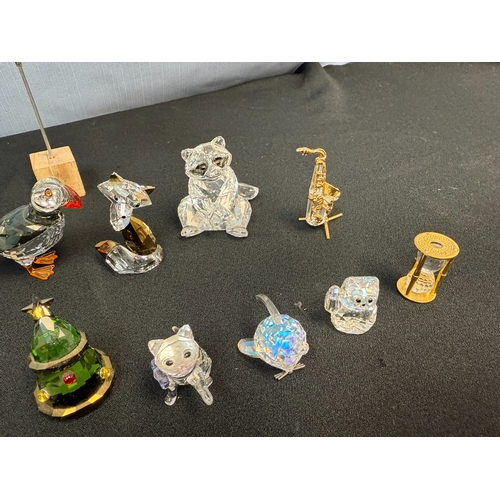 334 - Group of Swarovski Crystal Figures