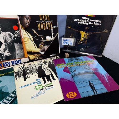 585 - Vinyl Records: A Good Collection to include Jazz & Blues Includes Rarities, First Pressings etc