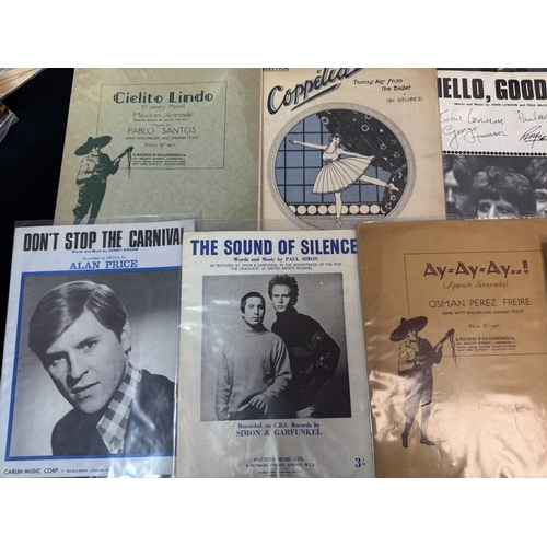 599 - Mixed Ephemera Lot to include Sheet Music, Hendlers Ice Cream Picaninny Freeze Ice Cream Advertising... 