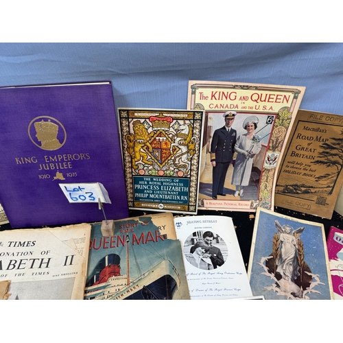 603 - Collection of Antique Ephemera to include Brochures, Catalogues, Newspapers etc