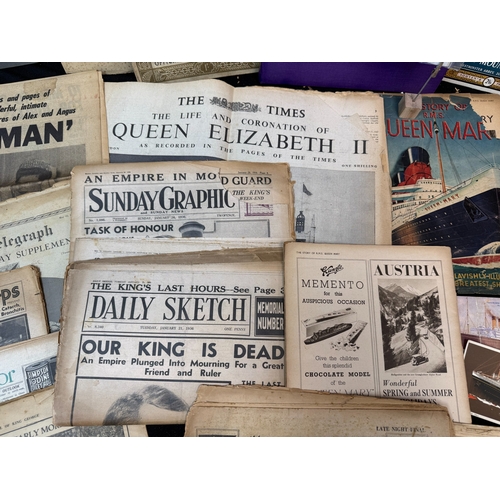 603 - Collection of Antique Ephemera to include Brochures, Catalogues, Newspapers etc