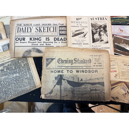 603 - Collection of Antique Ephemera to include Brochures, Catalogues, Newspapers etc