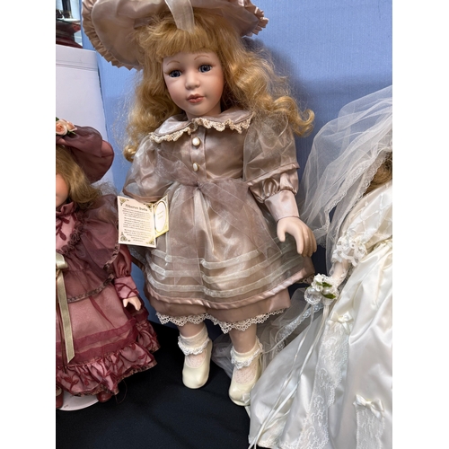 610 - Collection of  Good Quality Vintage Dolls