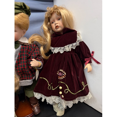 612 - Collection of  Good Quality Vintage Dolls