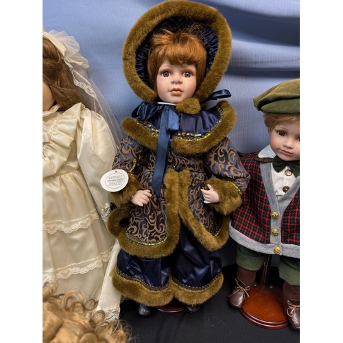 612 - Collection of  Good Quality Vintage Dolls