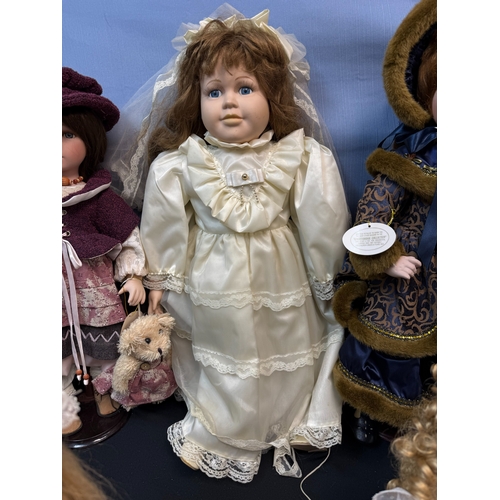 612 - Collection of  Good Quality Vintage Dolls