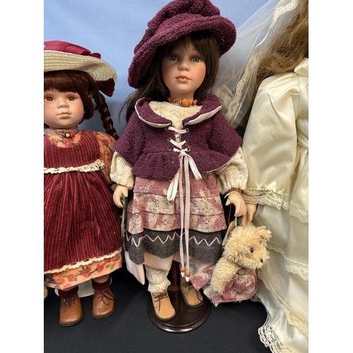 612 - Collection of  Good Quality Vintage Dolls