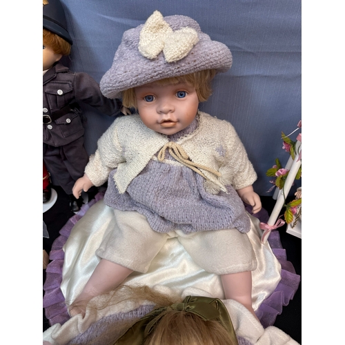 614 - Collection of Good Quality Vintage Dolls