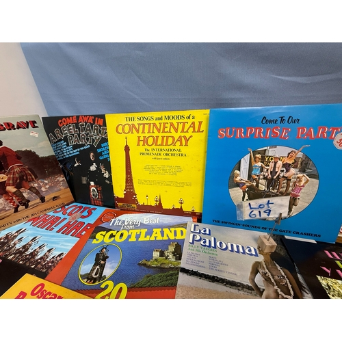 619 - Vinyl Records: Mixed Lot of Assorted Mainly Classical Music