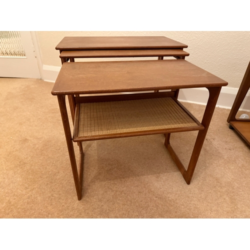 648 - Mid Century Danish Nest Of Tables By Johannes Andersen For Silkeborg